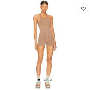 SOLD: Free People FP Movement Every Single Time Runsie in Moonrock Brown
